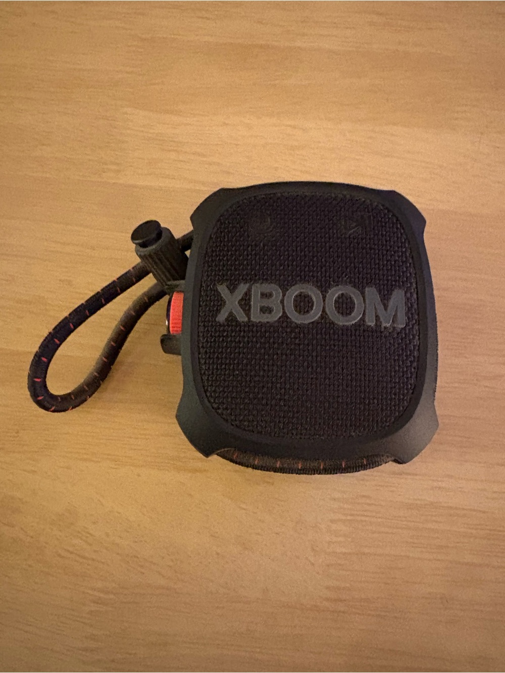 LG XBOOM Portable Bluetooth Speaker - Black with Red Accent